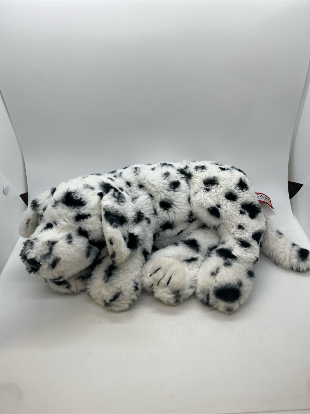 Douglas Dalmatian Domino Dog Plush Stuffed Animal Laying Soft Floppy 1642 16”